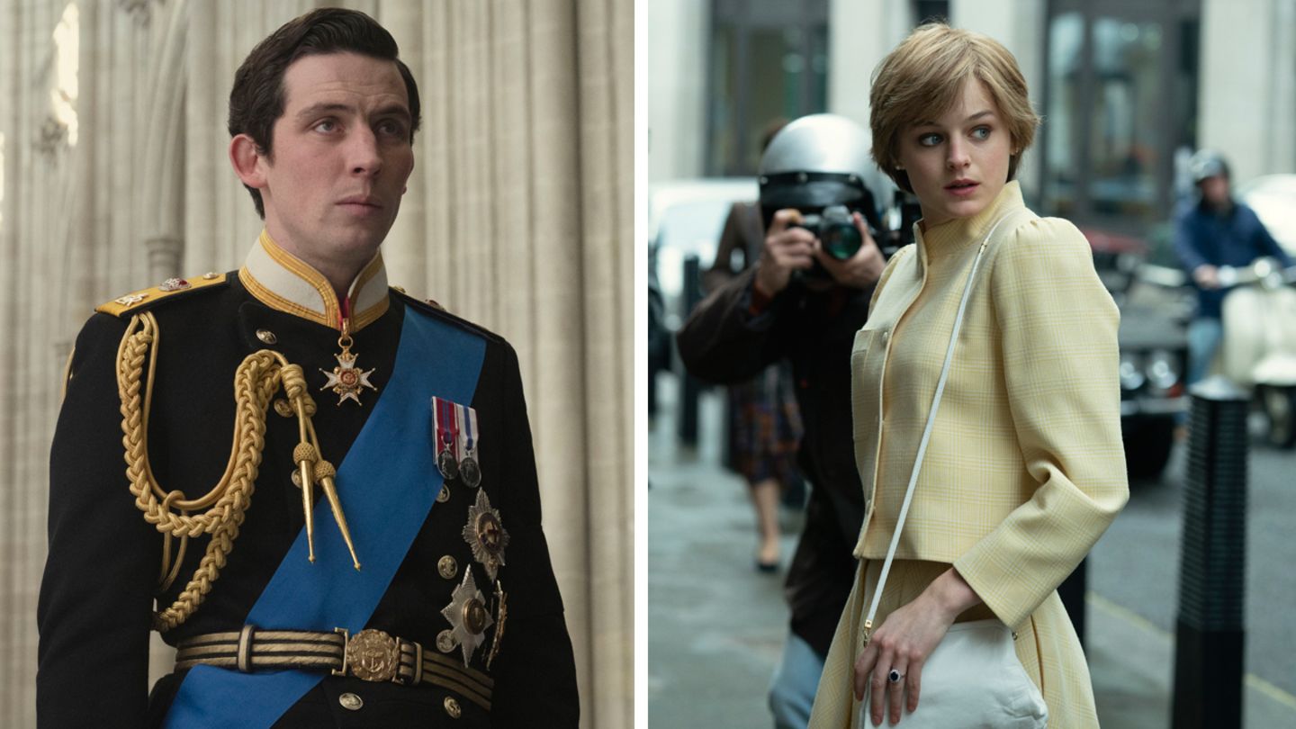 Prinz Charles und Diana in der vierten Staffel der Serie "The Crown"