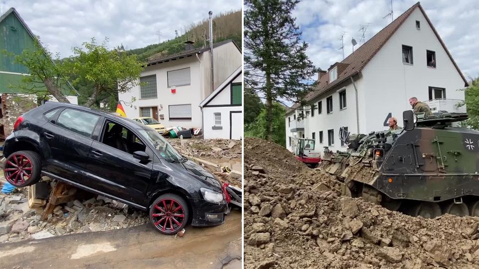 Hochwasser-Lage bleibt weiter angespannt – Merkel sagt Hilfen zu