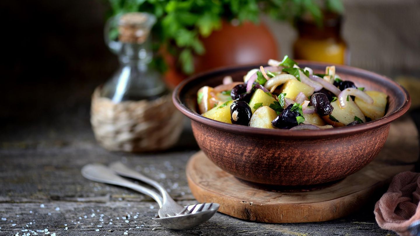 Rezept für einen griechischen Kartoffelsalat