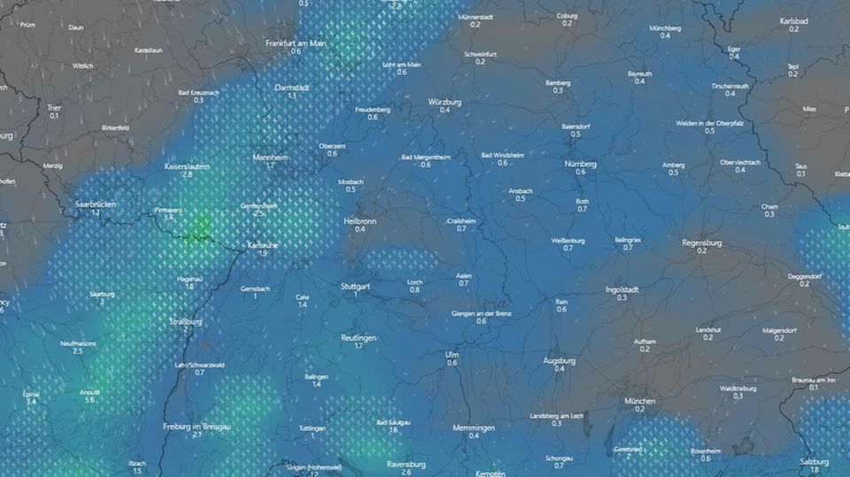 Unwetter in Deutschland