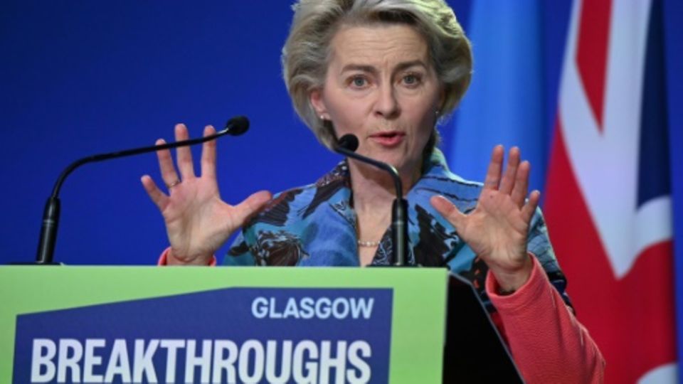 Ursula von der Leyen bei Klimagipfel in Glasgow