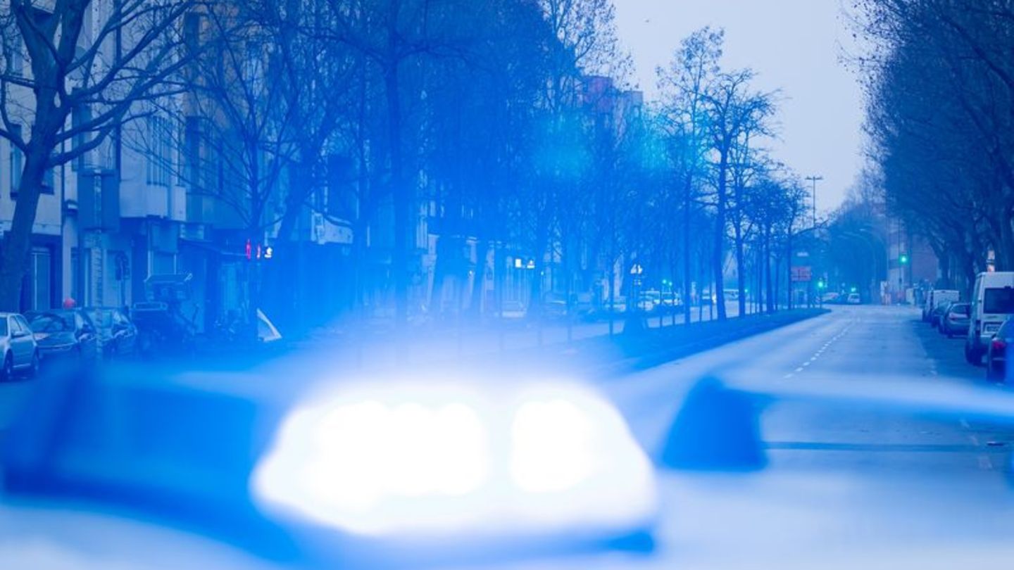 Ein Blaulicht leuchtet auf dem Dach eines Streifenwagens der Polizei. Foto: Christoph Soeder/dpa/Symbolbild